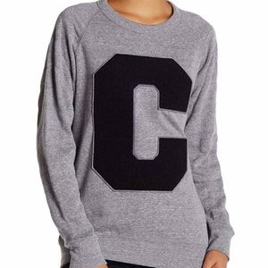 Crew neck sweatshirt  “C” initial